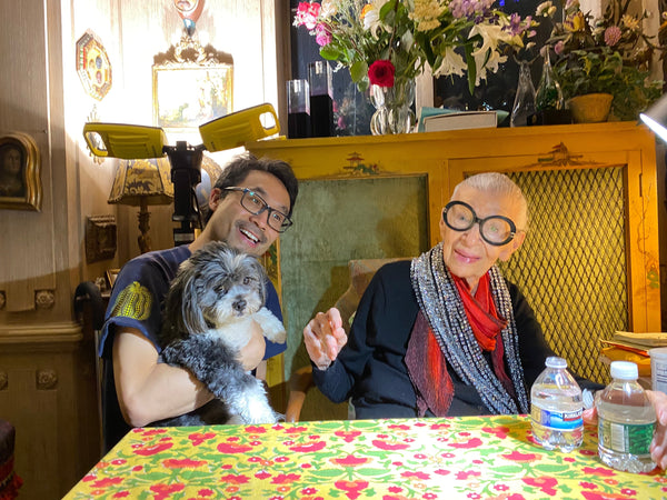 Our friendship with Iris Apfel