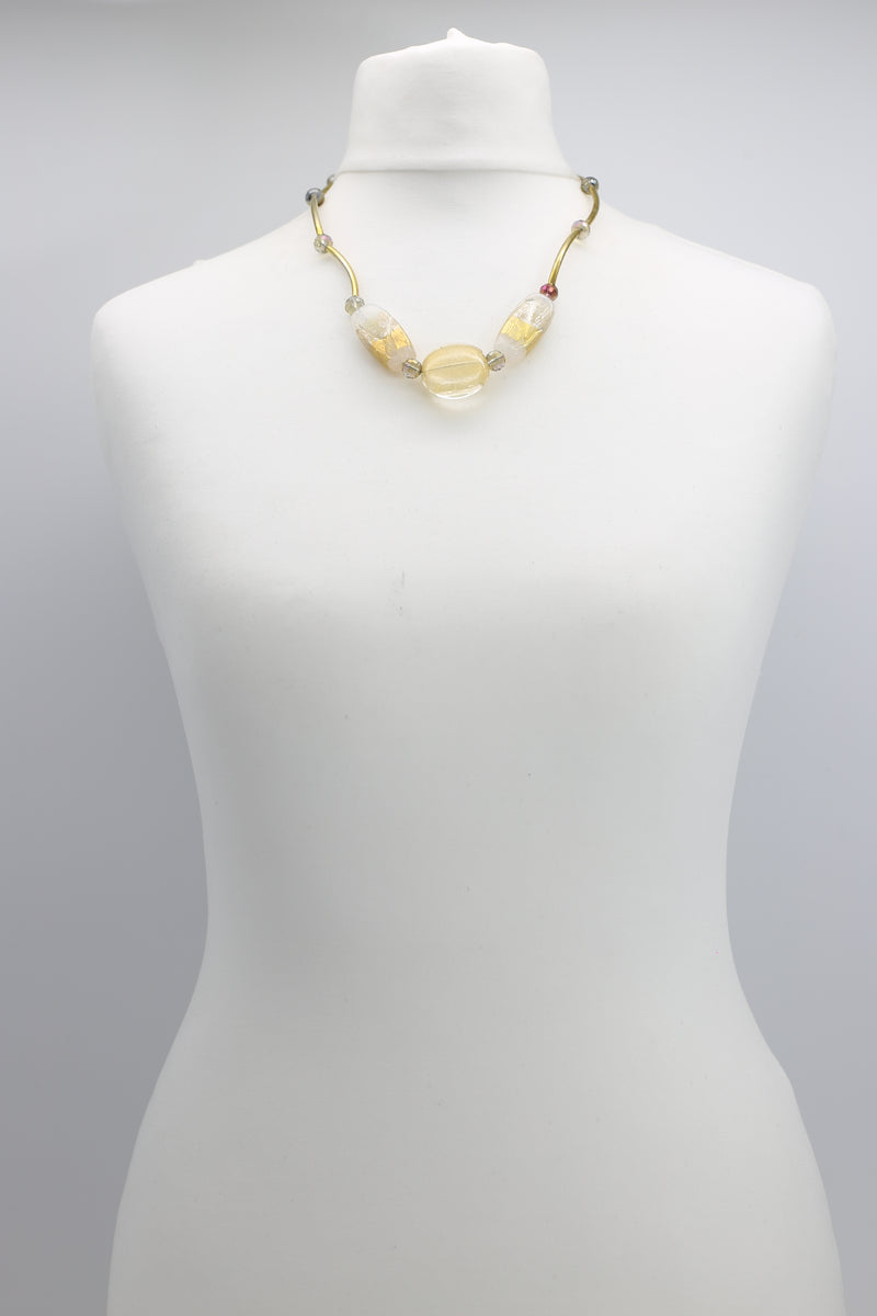 VINTAGE CRYSTAL NECKLACE- Short