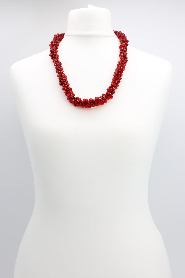 Clustered Crystal Necklace - Short