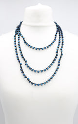 Hemetite cubics necklace