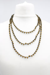 Hemetite cubics necklace