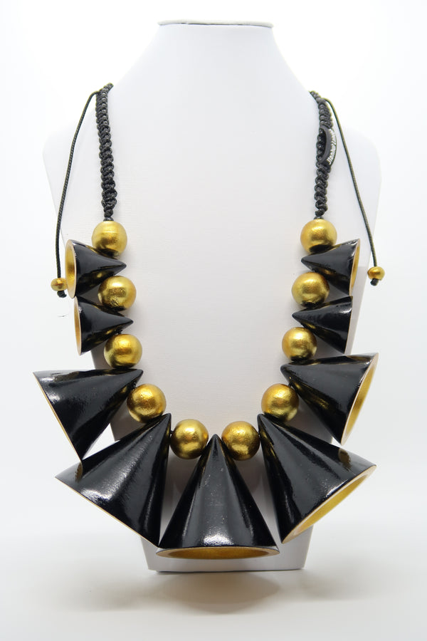 Handmade Cones necklace