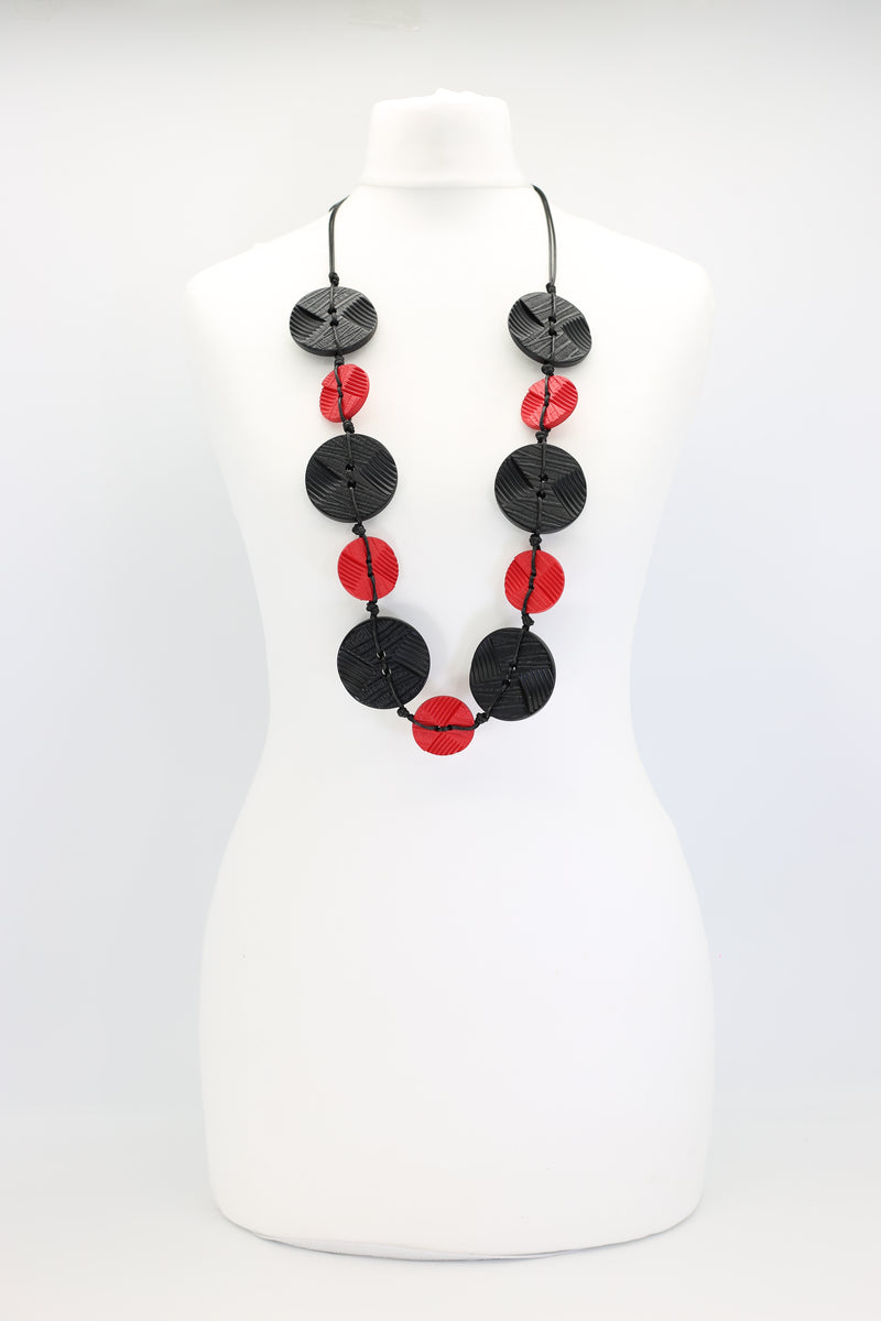 Giant Buttons Necklace - Short