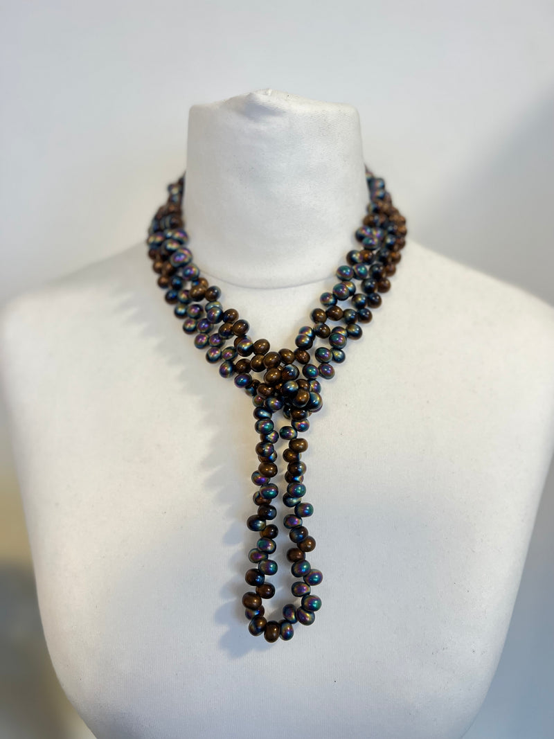 VERSATILE Vintage GLASS PEARLS NECKLACES