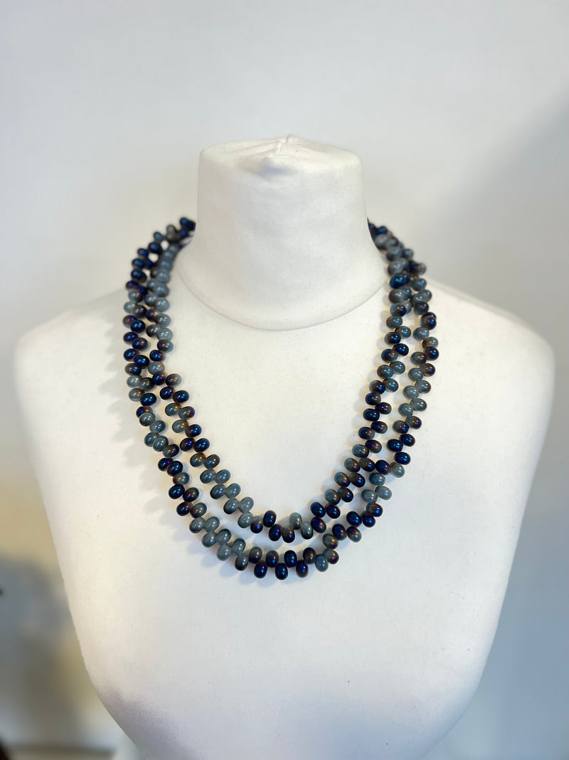 VERSATILE Vintage GLASS PEARLS NECKLACES