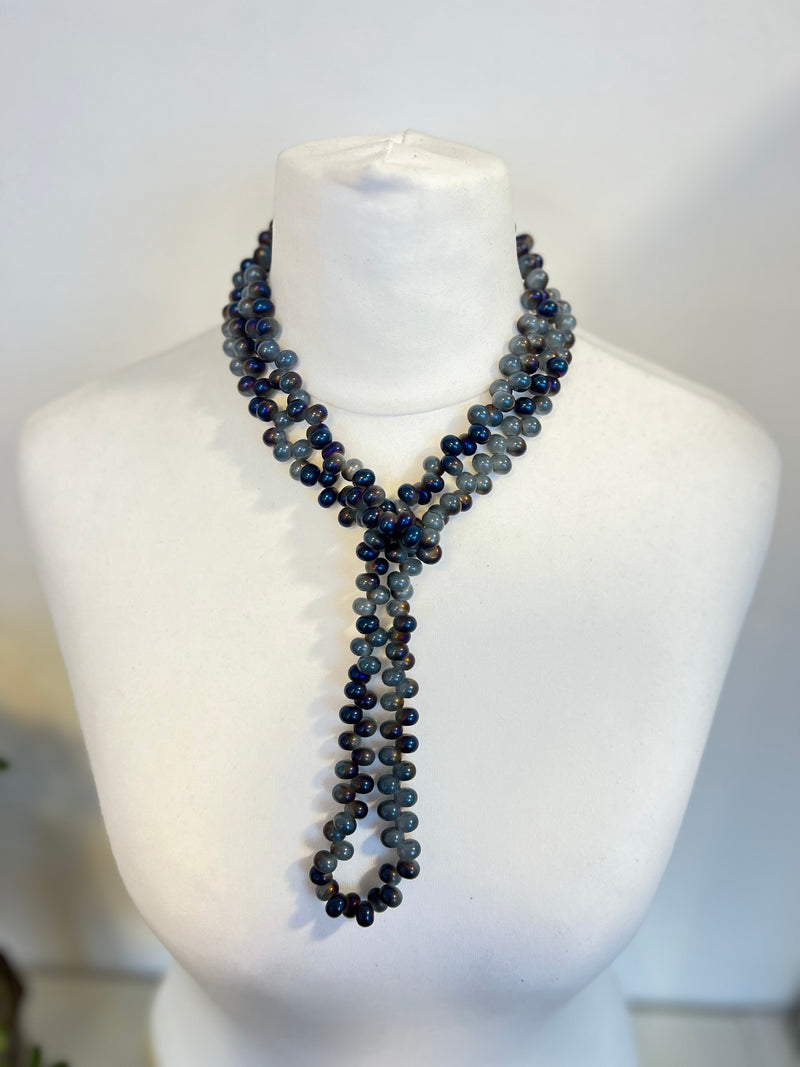 VERSATILE Vintage GLASS PEARLS NECKLACES