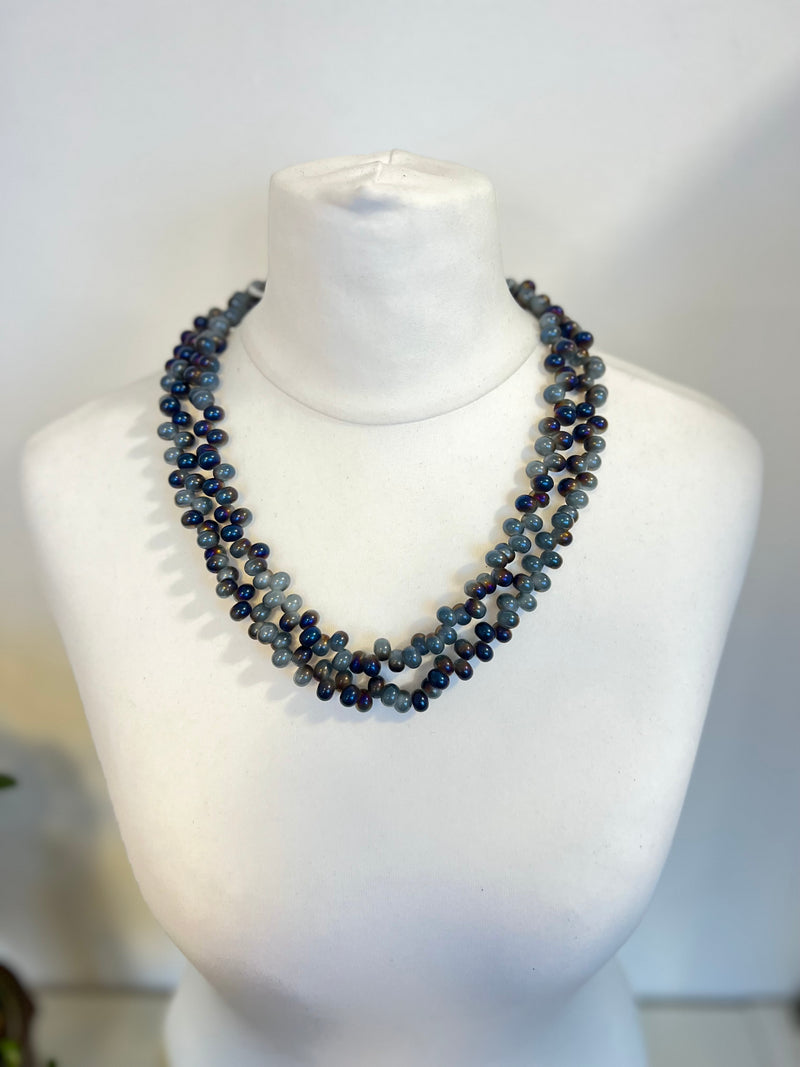 VERSATILE Vintage GLASS PEARLS NECKLACES