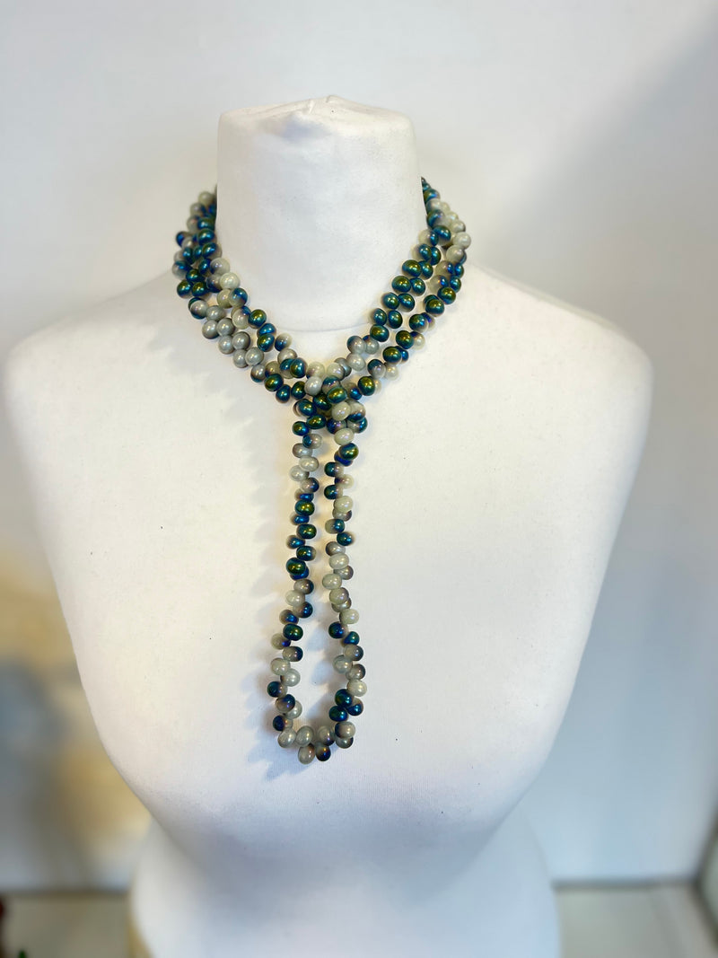 VERSATILE Vintage GLASS PEARLS NECKLACES