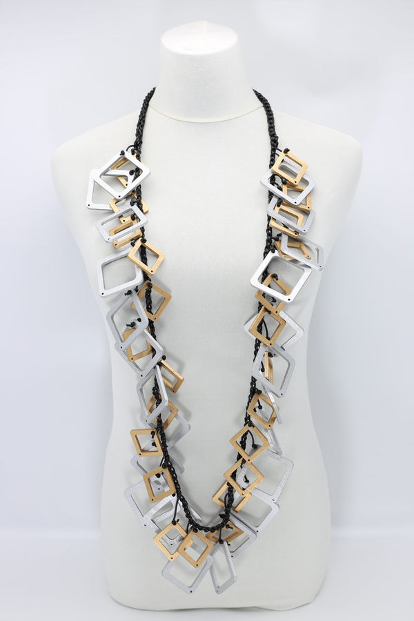 Geometric Necklace - Duo - Long - Jianhui London