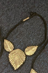 Biba Textile three leaves Necklaces