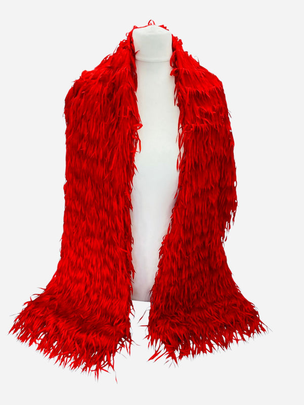 Rectangular Fringe Shawl - Long