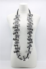 VOTE For LOVE Ribbon Necklaces Set - Duo