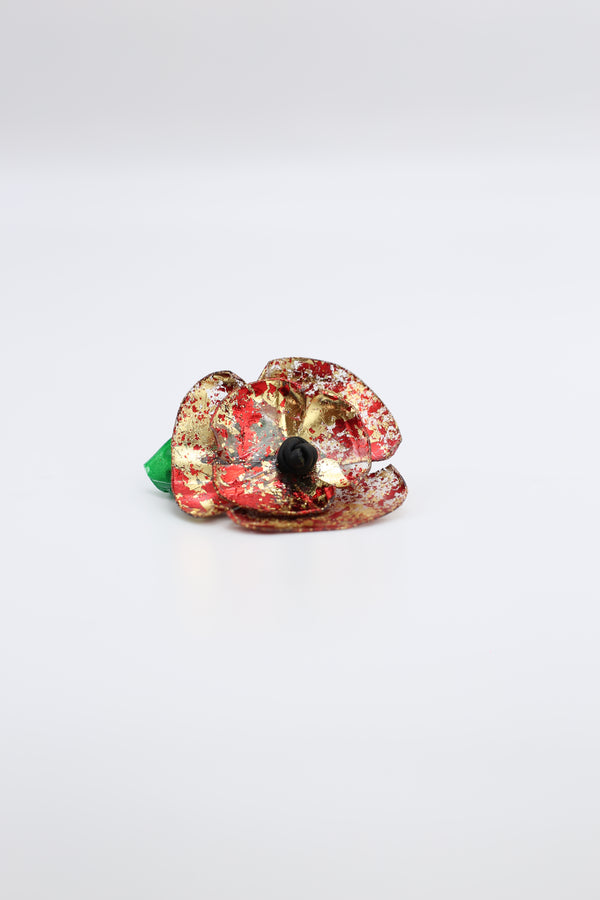 Poppy Flower Brooches - Jianhui London