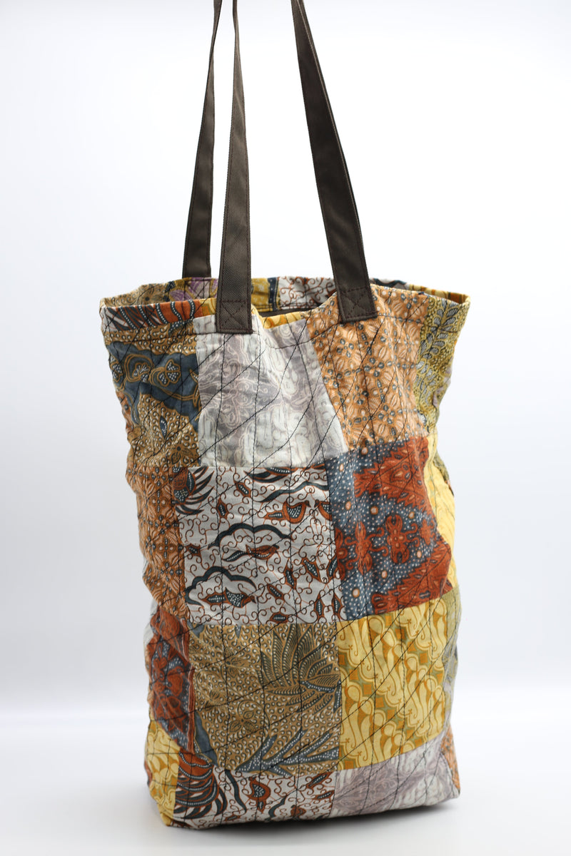 Handmade Rectangular 1970's Batik Tote Bag - Jianhui London