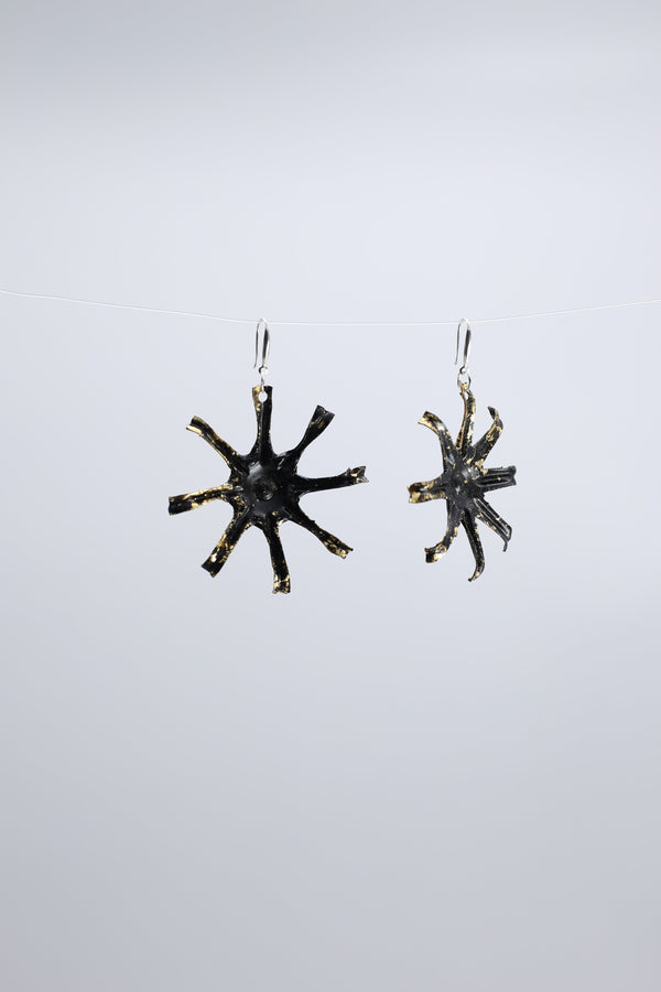 Aqua Starfish earring  - Hand gilded - Jianhui London