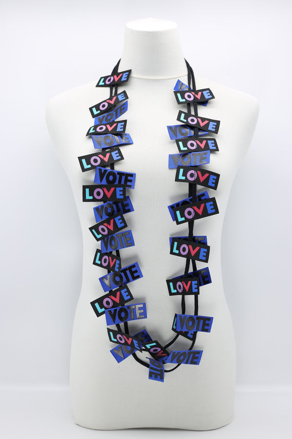 VOTE For LOVE Ribbon Necklaces Set - Duo - Jianhui London