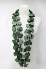 5 Strand 3x3 Squares Necklace - Jianhui London